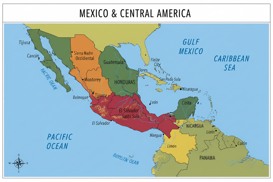 Mexico/ Central America SIM Pack (1 Year Coverage)